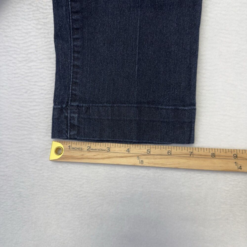 D. Jeans Career Jeans Straight‎ Womens 6 (28x25½) Dark Blue Stretchy Comfy - Picture 11 of 11